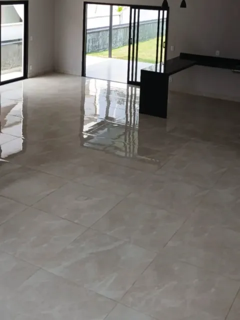 Sala integrada à cozinha